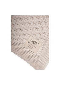 Resim Cigit Piti Piti Triko Battaniye 80x100 CM Naturel 