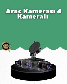 Resim Znv Zenvia Mey İthalat 1080p 4 Kanallı Araç Kamerası Gps + Wifi + G Sensör Destekli Znv2025 Cmn 