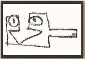 Resim Nezih Danyal Tipler Kişiye Özel Sertifikalı Sınırlı Fine Art Karikatür Baskı NTP00024 