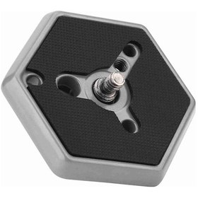 Resim Vkemall Manfrotto Rc0 Sistemleri İçin 1/4" Vidalı Altıgen Hızlı Montaj Plakası 3049 Yerine - 3038,3039,3047,3055,3055s,3063 Uyumlu 