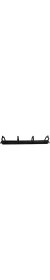 Resim Kastap Rack Kabinet 1u 19'' 4 Kancalı Fırçalı Organizer Kablo Düzenleyici 