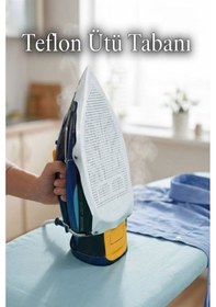 Resim Teflon Ütü Altlığı Yanmaz Yapışmaz Ütü Altlığı Ütü Tabanlığı Teflon Silikon Ütü Altlığı Beyaz 