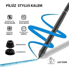 Resim Mabeyn Veikk VK640 ve VK1200 Grafik Tabletler Için 8192L Pilsiz KALEM-P05 