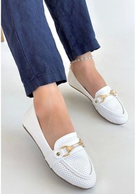 Resim Rain Beyaz Cilt Babet Ayakkabı Çok Renkli 