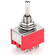Resim Ic-148b 9 Pin On-off Ø6mm Toggle Switch Mts-303-179349 