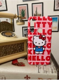 Resim Efecollection Xiaomi Redmi Note 8 Uyumlu Yumuşak Silikon Içi Kadife Lansman Hello Kitty Baskılı Telefon Kılıfı 