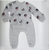 Resim BEBEK FİRARDA Köpekli Sweat Pijama Eşofman Bebek 2’li Günlük Takım 93341 
