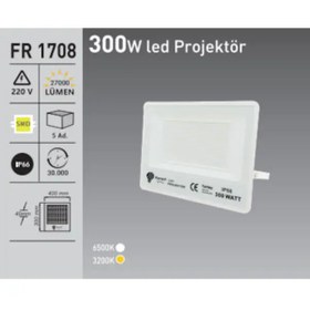 Resim Forest 300w Led Projektör- 27000 Lümen- Beyaz Işık 
