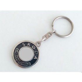Resim Skoda Uyumlu Anahtarlık Yuvarlak Metal 1.kalite - Skoda Maskot 