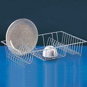 Resim Metaltex Politherm Dikdörtgen Tek Katlı Tablalı 48x30 cm Metal Bulaşıklık 