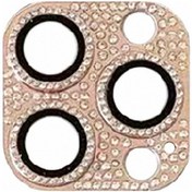 Resim Pilanix iPhone 12 Pro Max Uyumlu İçin Renkli Taşlı Kamera Lens Ko 