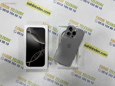 Resim Apple iPhone 16 Pro Max İkinci El TR | 256 GB | Natürel Titanyum İkinci El 13 AY GARANTİLİ TERTEMİZ 16 PRO MAX 256 GB PİL 99 FARUK TLMKDA