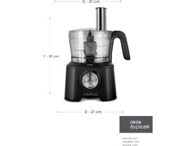 Resim Allians Çok Fonksiyonlu 10'lu Mutfak Robotu ve Blender Seti, Güçlü Performans 