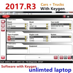 Resim Xiyu Shop E-Posta Stiliyle Gönder Keygen ile 2017 R3 DS150E R3 Delphis Obd Tarayıcı Yazılımı Cd'siz Araba Kamyon Yazılımını Destekleyin (Yurt Dışından) 
