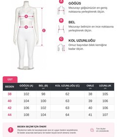Resim İçi Peluşlu Sabit kapşonlu Tünel Bağcıklı Uzun Mont -Siyah 