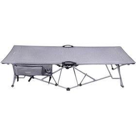 Resim Letto Katlanabilir Kamp Yatağı & Kampet - Orcamp -Cepli - Gri - OUT-2361 