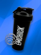 Resim Emchıck Sporcu Shaker'ı 600 Ml Su, Kokteyl Ve Protein İçin 280189068 Siyah 