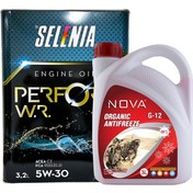 Resim Petronas Selenia Pure Energy Wr 5W-30 C2 Motor Yağı 3.2 L + K.Antifriz 3 L 