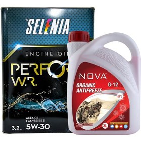 Resim Petronas Selenia Pure Energy Wr 5W-30 C2 Motor Yağı 3.2 L + K.Antifriz 3 L 
