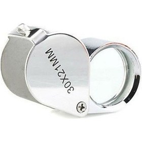 Resim Nikula 30x21 Full Çelik Kaplı Büyüteç Lüp 