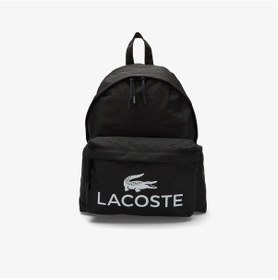 Resim Lacoste Erkek Baskılı Siyah Sırt Çantası 