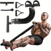 Resim 5 adet Çok Fonksiyonlu Ayak Çekici Seti - TPE Direnç Bantları, Tüm Vücut Egzersizi, Oturma Yardımcısı, Bacak ve Karın Kası Eğitimi, Ayarlanabilir Kayışlarla Yığınlanabilir Fitness Ekipmanları, Siyah, Egzersiz Aksesuarları, Şık Tasarım, Dayanıklı Yapı, Elastik/Direnç Bantı Egzersiz, Ağırlık Egzersiz, Evde Spor Ekipmanları, Karın Egzersiz Ekipmanları, Karın, Evde Egzersiz Ekipmanları, Ağırlık, Kadınlar İçin Egzersiz Ekipmanları, Pilates, Egzersiz Ekipmanları, Fitness Bantları 