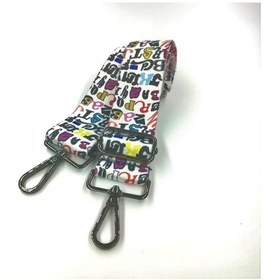 Resim Mordino Yazılı Sarı Klipsli Çanta Askısı Çok Renkli 