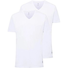 Resim U.s. Polo Assn. Erkek 2'li V Yaka Atlet 001 