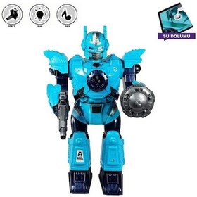 Resim Işıklı Ve Müzikli Buhar Atan Robot 