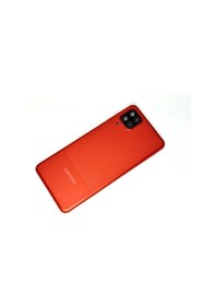 Resim Tkgz Samsung Galaxy Uyumlu A12 Kasa Arka Pil Batarya Kapağı Kırmızı 