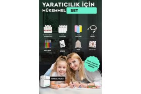 Resim Bakeey Anında Fotoğraf Baskı Yapan Mini Yazıcı | Bluetooth Kablosuz Taşınabilir Fotoğraf Yazıcı 