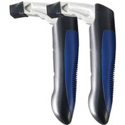 Resim Dianziye Araba Kapısı Yardımcı Kolu 2'li Paket Mavi - 400 Pound Dayanıklı, Kaymazsız Tutamak, Acil Durum Penceresi Kırıcı Ve Emniyet Kemer Kesici 