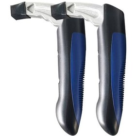 Resim Dianziye Araba Kapısı Yardımcı Kolu 2'li Paket Mavi - 400 Pound Dayanıklı, Kaymazsız Tutamak, Acil Durum Penceresi Kırıcı Ve Emniyet Kemer Kesici 