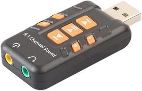 Resim Harici 8.1 Kanal Usb Çevirici 3.5mm Mikrofonlu Ses Kartı 