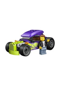 Resim LEGO® City Hot Rod Yarış Arabası Oyuncağı 60485 - 5 Yaş ve Üzeri Çocuklar İçin Sürücü Minifigürlü Oyuncak Yapım Seti (81 Parça) 