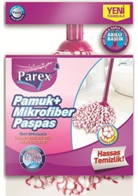 Resim Parex Pamuk + Mikrofiber Otomatik Yedek Mop 