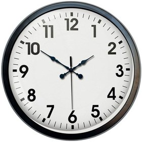 Resim Zentime 40 Cm Siyah Şık Duvar Saati Açık 