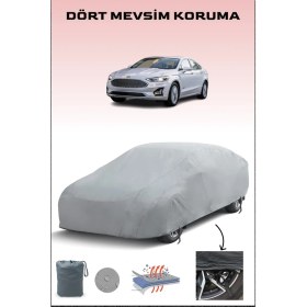 Resim Breen Ford Fusion 2 ile Uyumlu Oto Branda, Araba Brandası, Su ve Güneş Geçirmez Araba Çadırı 