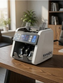 Resim Karaağaç Elektronik M930 8 Ülke Çift Cıs’lı Tek Katlı Profosyonel Para Sayma Makinesi 