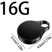 Resim Topnotch 16g 32gb Mini Sesli Ses Kaydedici Ses Aktivasyonlu Metal Kasa Hd Ses Kaydı Tek Tıkla Kayıt Gürültü Azaltma Mp3 Çalar Şarj Edilebilir Pil 