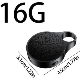 Resim Topnotch 16g 32gb Mini Sesli Ses Kaydedici Ses Aktivasyonlu Metal Kasa Hd Ses Kaydı Tek Tıkla Kayıt Gürültü Azaltma Mp3 Çalar Şarj Edilebilir Pil 