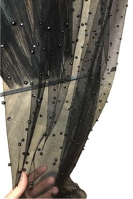 Resim bbays new trend 80cm Gelin Duvak,inci kumaş Gelinlik duvağı,İncili Gelin Duvak,İnci Duvak,Gelin Boncuk Duvak 80x150 