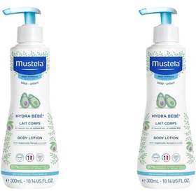 Resim Mustela Hydra Bebe Vücut Losyonu 2 x 300 ML 