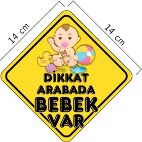 Resim Pitoner Arabada Bebek Var Sticker 