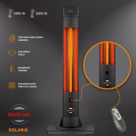 Resim Mirkraft Solaris 2000 W Karbon Elektrikli Isıtıcı –gösterge - Uzaktan Kumandalı 