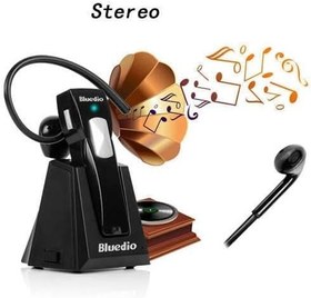 Resim Bluedio 99A Bluetooth 4.0 Stereo kulaklık ve dok 