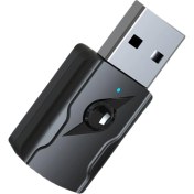 Resim Flameer Taşınabilir USB 5.0 Bluetooth Ses Verici ve Alıcı Adaptörü 3.5mm Aux (Yurt Dışından) 