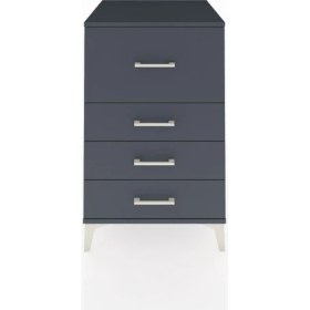 Resim Kronos Komodin 4 Çekmeceli 60X59X96 Antrasit-Antrasit 