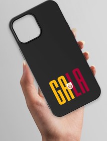 Resim Galatasaray GALA Siyah Silikon Telefon Kılıfı - iPhone 13 Pro 