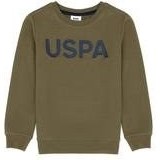 Resim Çocuk Haki Basic Bisiklet Yaka Sweatshirt 